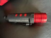 Red and black Northern Diver Torch